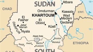 n s sudan map
